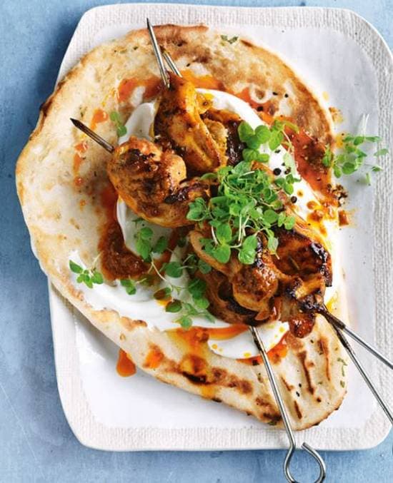 Naan Chicken Kebab Mushkaki