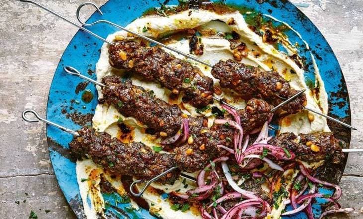 Naan Beef Kebab Mushkaki