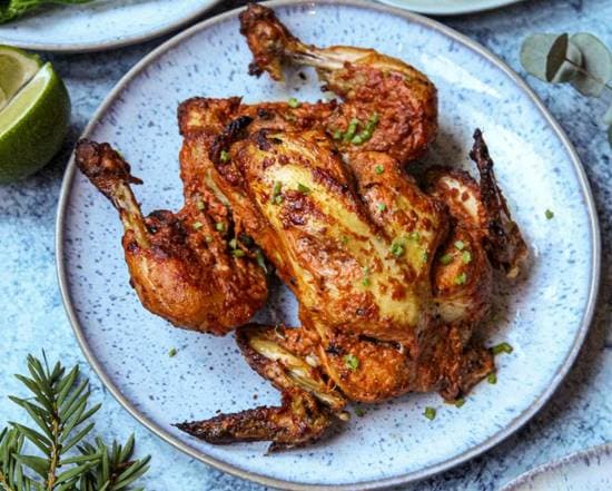 Full Garlic Poussin Chicken