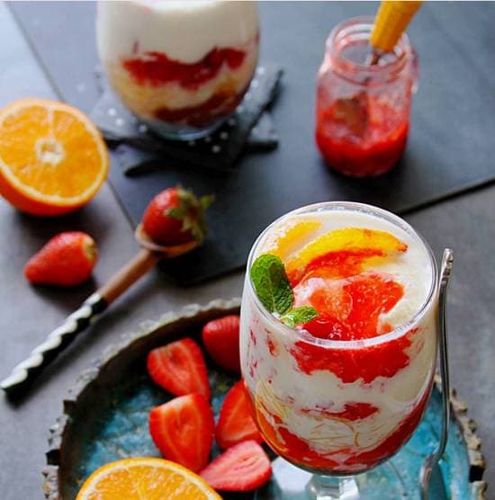 Luscious Strawberry Faluda